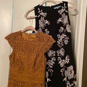 Lot of 2 Antonio Melani sheath dresses size 2